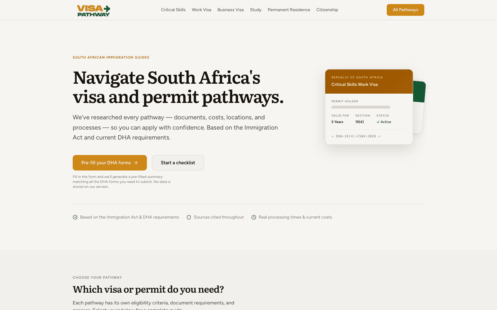 Visa Pathway